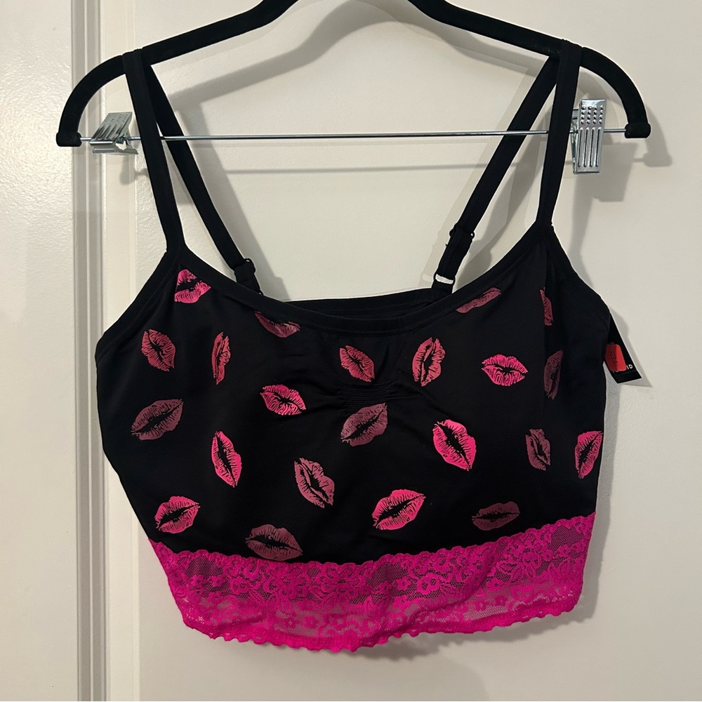 Torrid Lips Print Bralette